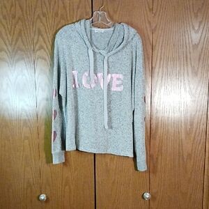 Inspired Hearts Gray Knit Top